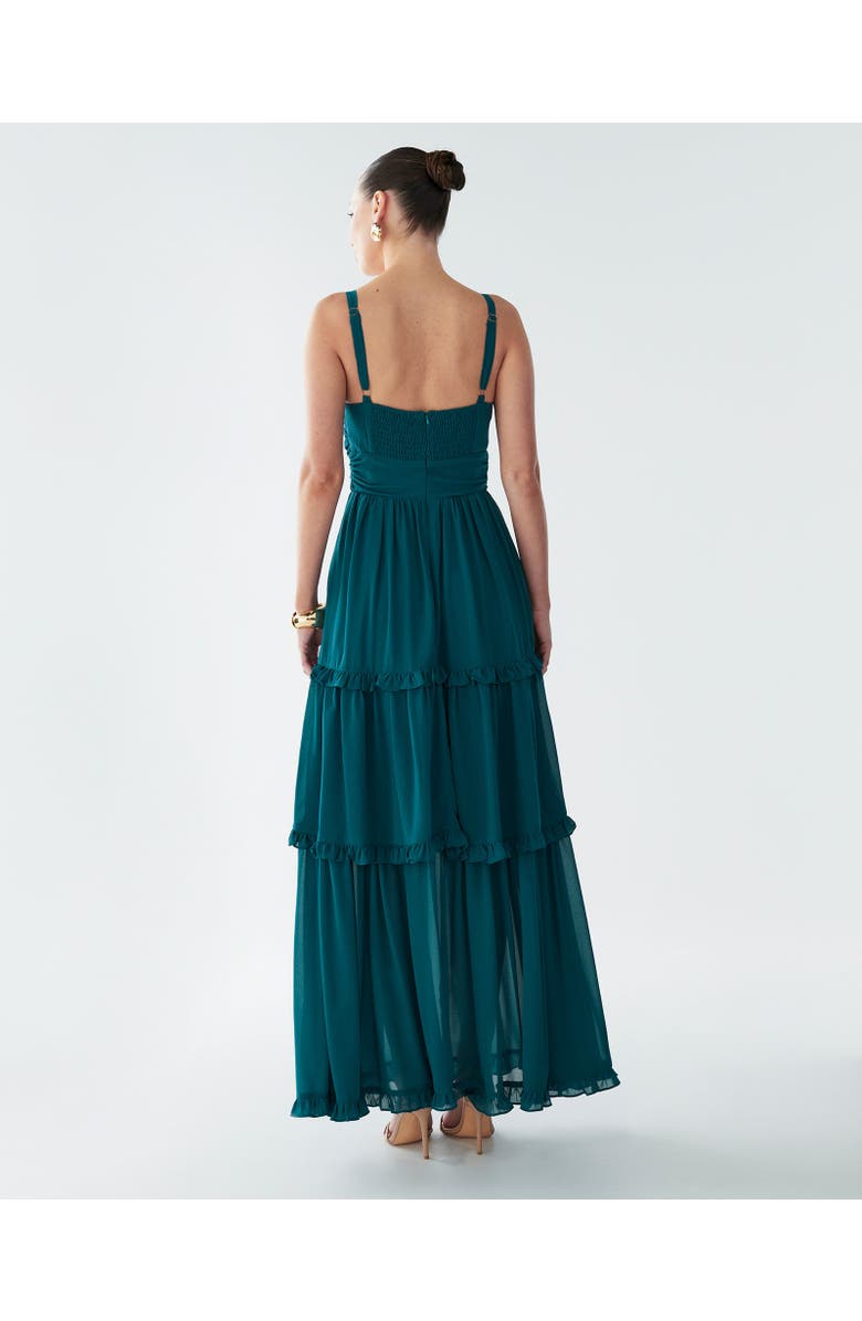 BWLDR Willow Maxi Dress, Alternate, color, Teal