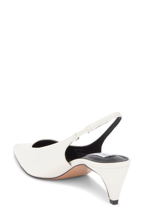 Steve Madden Alynna Slingback Pump In White