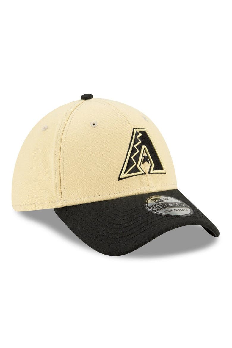 Men's New Era Sand/Black Arizona Diamondbacks 2021 City Connect 39THIRTY Flex Hat, Alternate, color, Gold