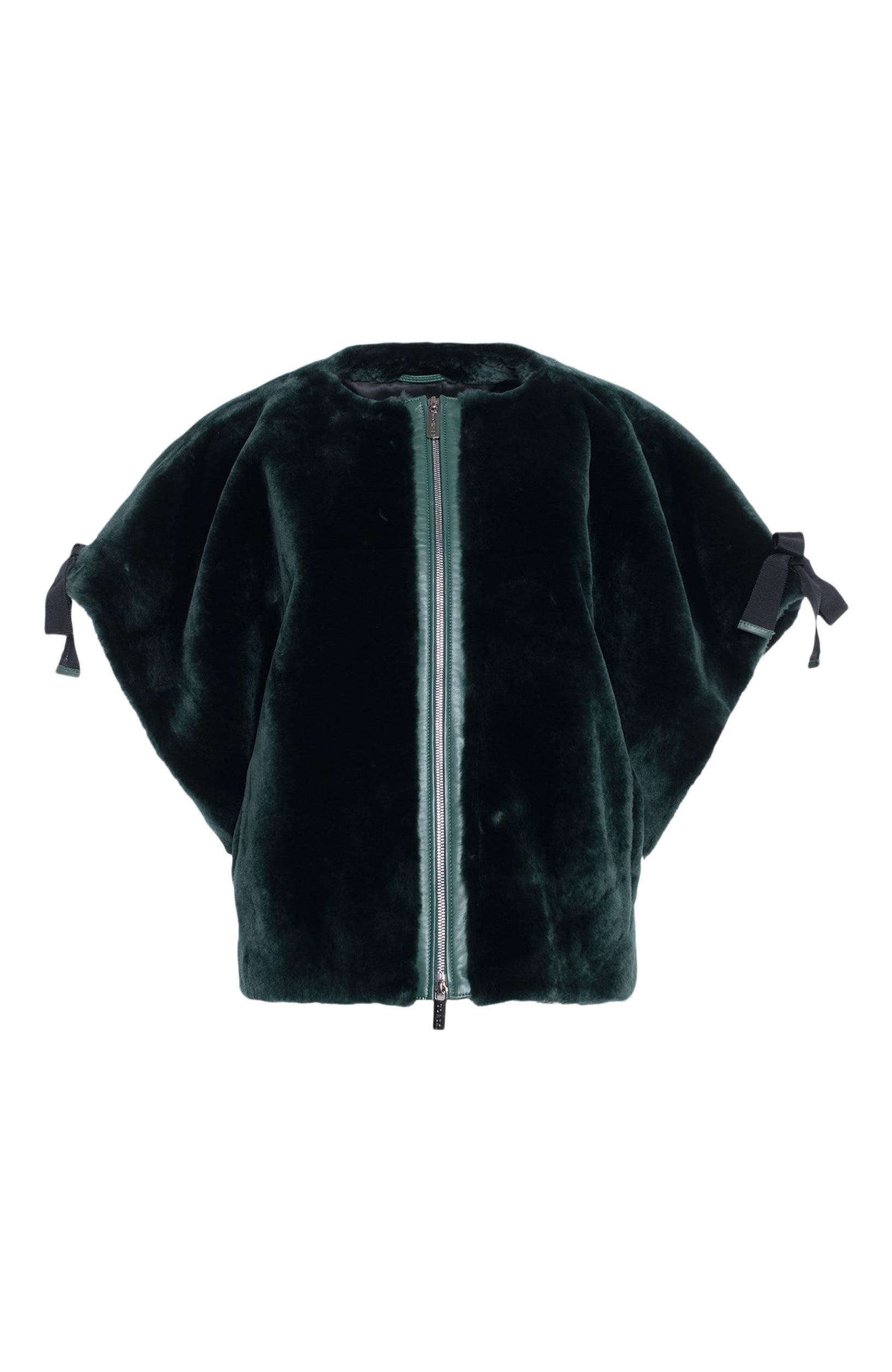 Genuine Shearling Jacket, Short Sleeve - image 4