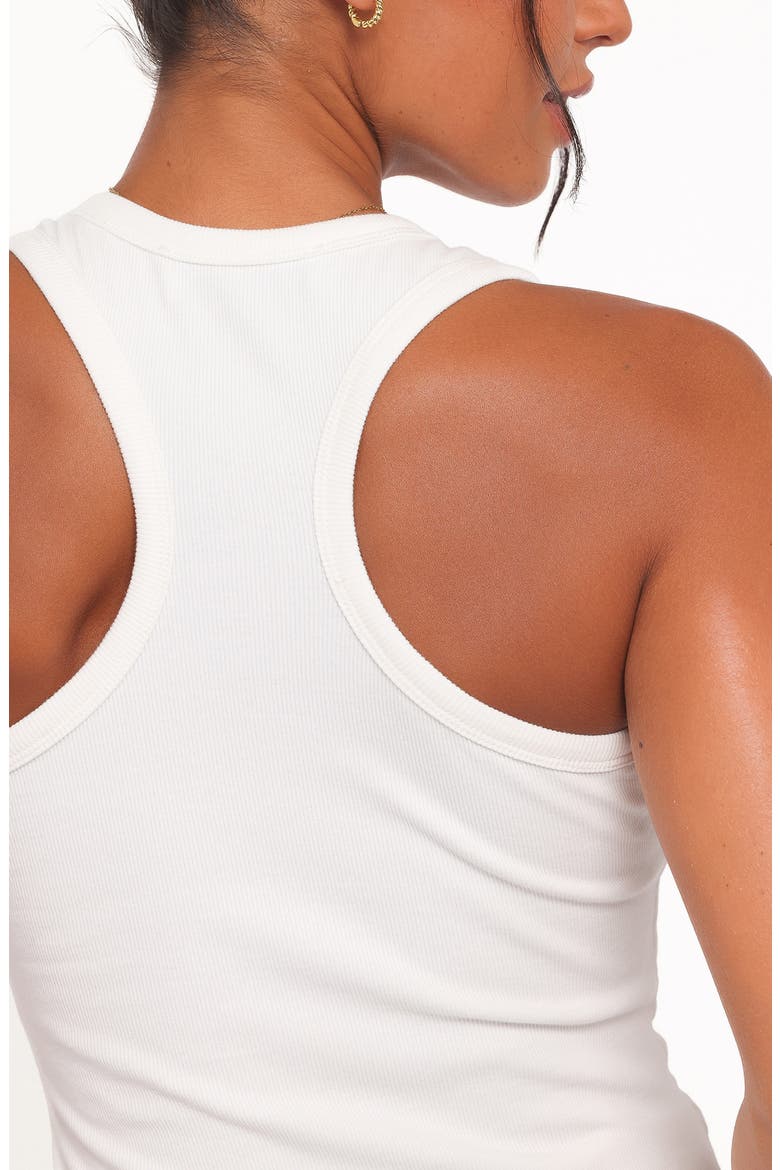 Miles Racerback Rib Tank, Alternate, color, WHITE