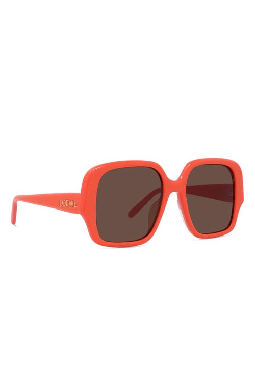 Loewe Thin 54mm Square Sunglasses