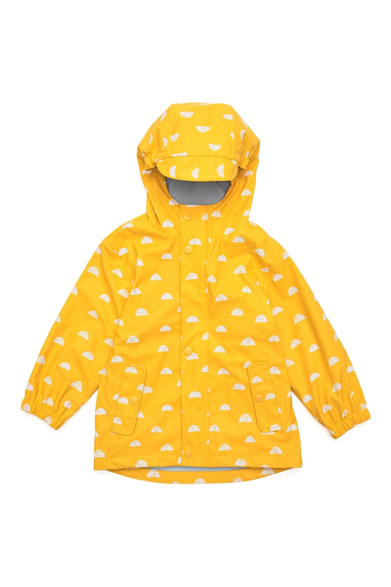 Kids' Sun Cloud Waterproof Raincoat, Main, color, YELLOW