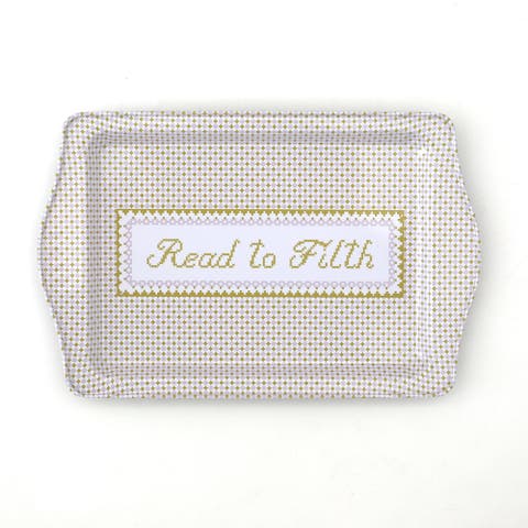 Bookish Collection Metal Trinket Trays