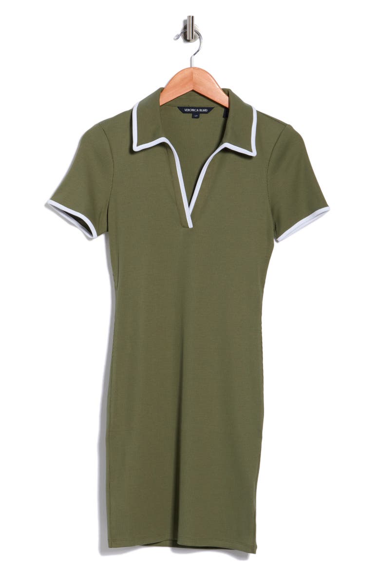 Bailey Piped Dress, Main, color, STONE ARMY