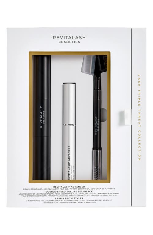 Revitalash® Cosmetics Lash Triple Threat Collection Set $210 Value In Transparent