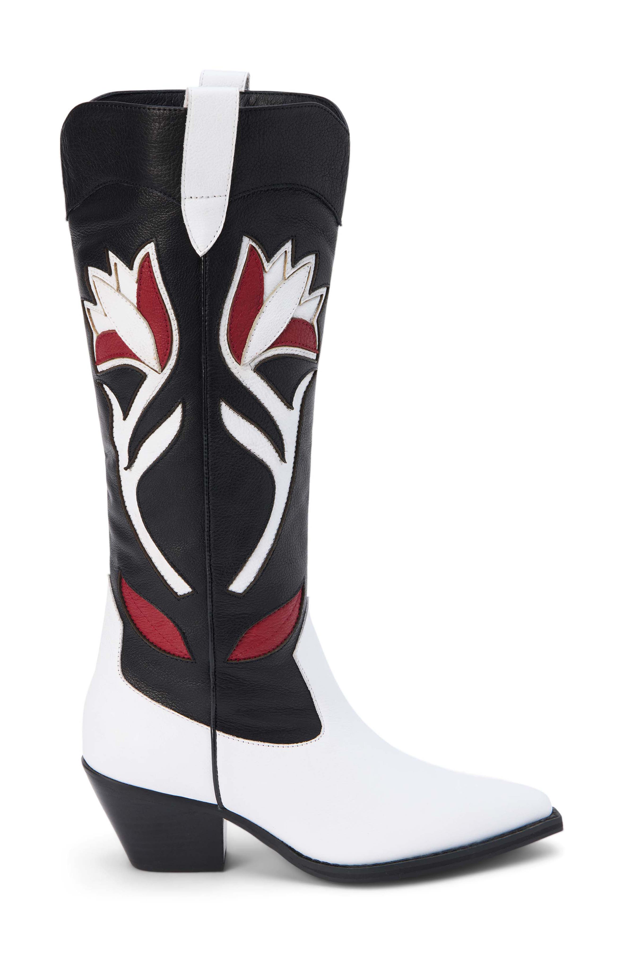 Matisse Cool Hand Western Boot, Alternate, color, Black Multi