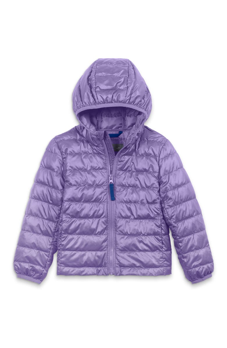 Primary Kids' Lightweight Water Repellent Puffer Jacket, Main, color, Iris