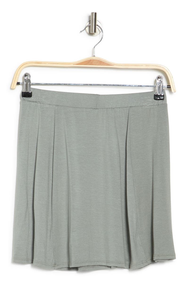 GO COUTURE Pleated Stretch Skirt, Alternate, color,