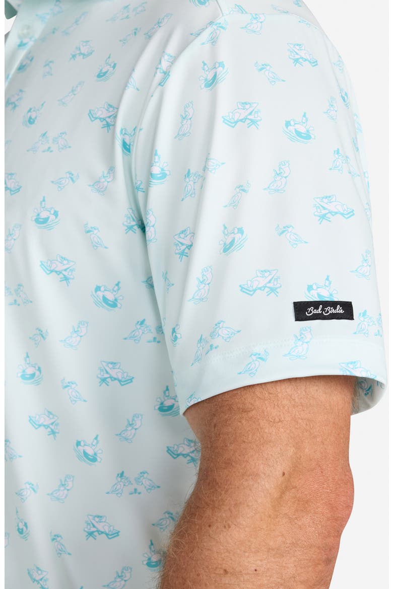 Core Paint Splatter Performance Golf Polo, Alternate, color, DUCKIN AROUND