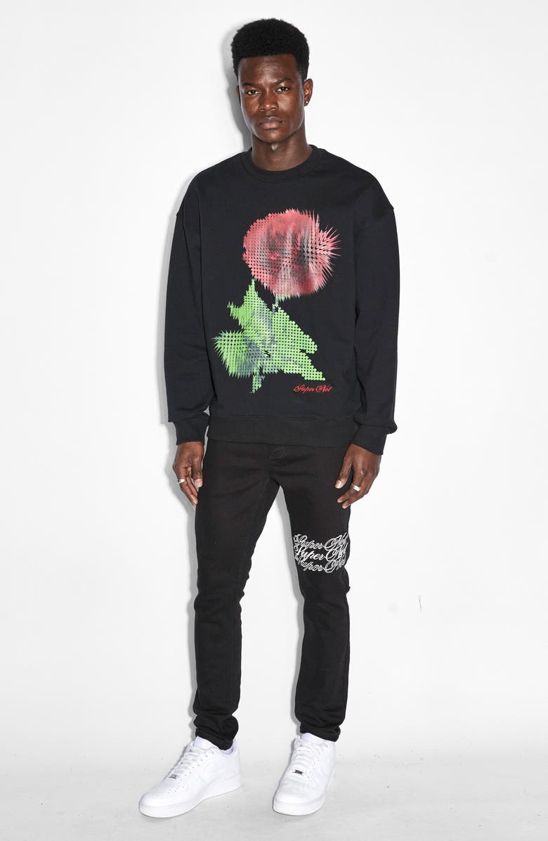Ksubi Pixel Biggie Graphic Sweatshirt, Alternate, color, 