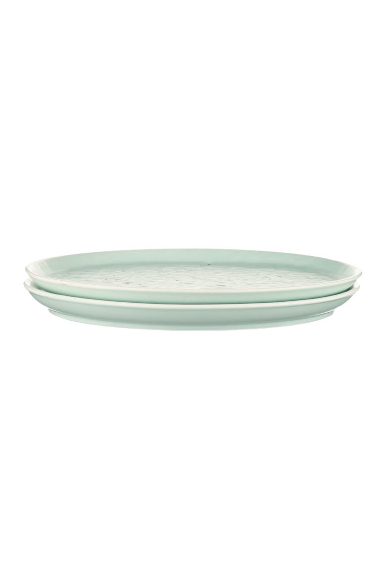 Elena Stoneware 4-Piece Dinner Plate Set, Alternate, color, Mint