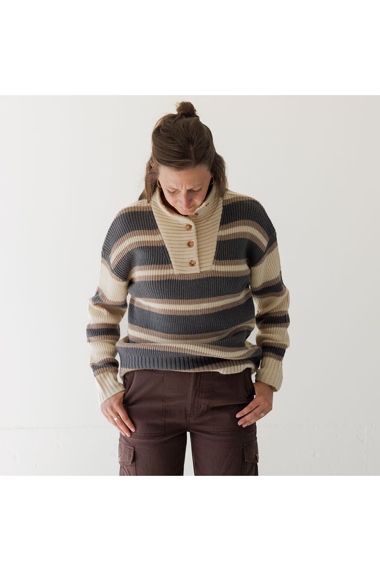 Nola Sweater - Women's, Alternate, color, Storm Stripe