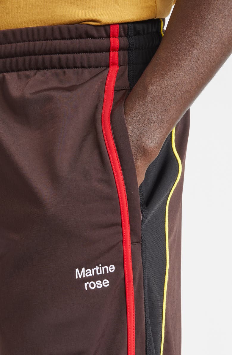 Martine Rose Wide Leg Track Pants, Alternate, color, Brown