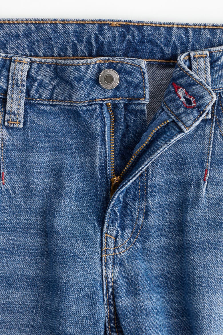 Wide Regular Jeans, Alternate, color, Denim blue