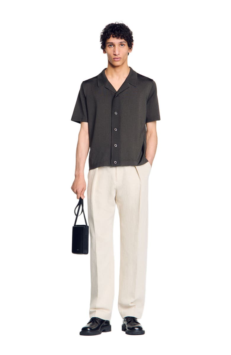 SANDRO Short-sleeved shirt, Alternate, color, 