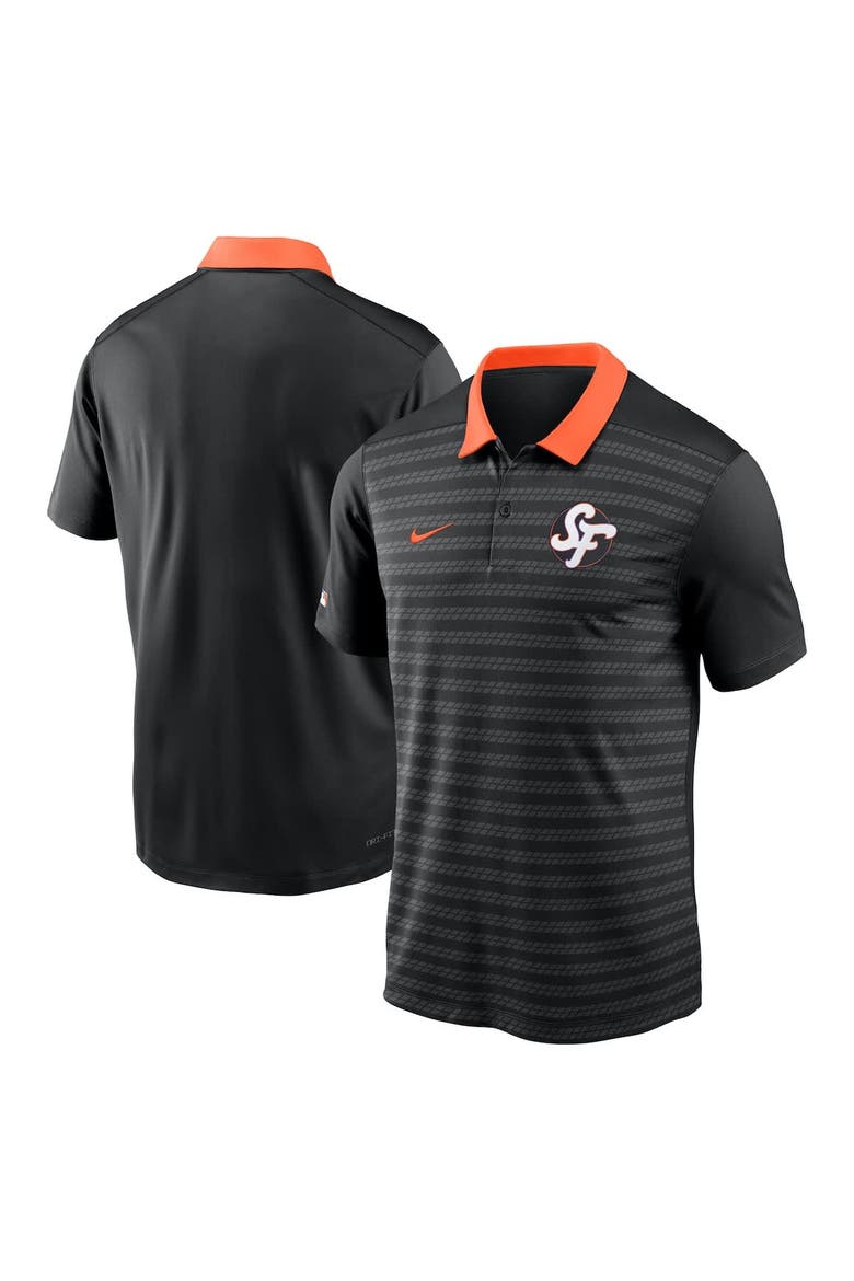 Men's Nike  Black San Francisco Giants 2025 City Connect Authentic Collection Victory Performance Polo, Alternate, color, Black