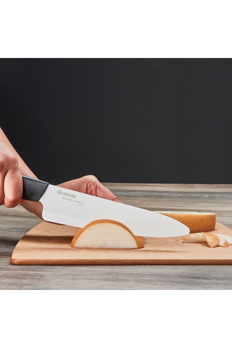 Revolution Ceramic 7 Inch Chef's Knife, Alternate, color, Black