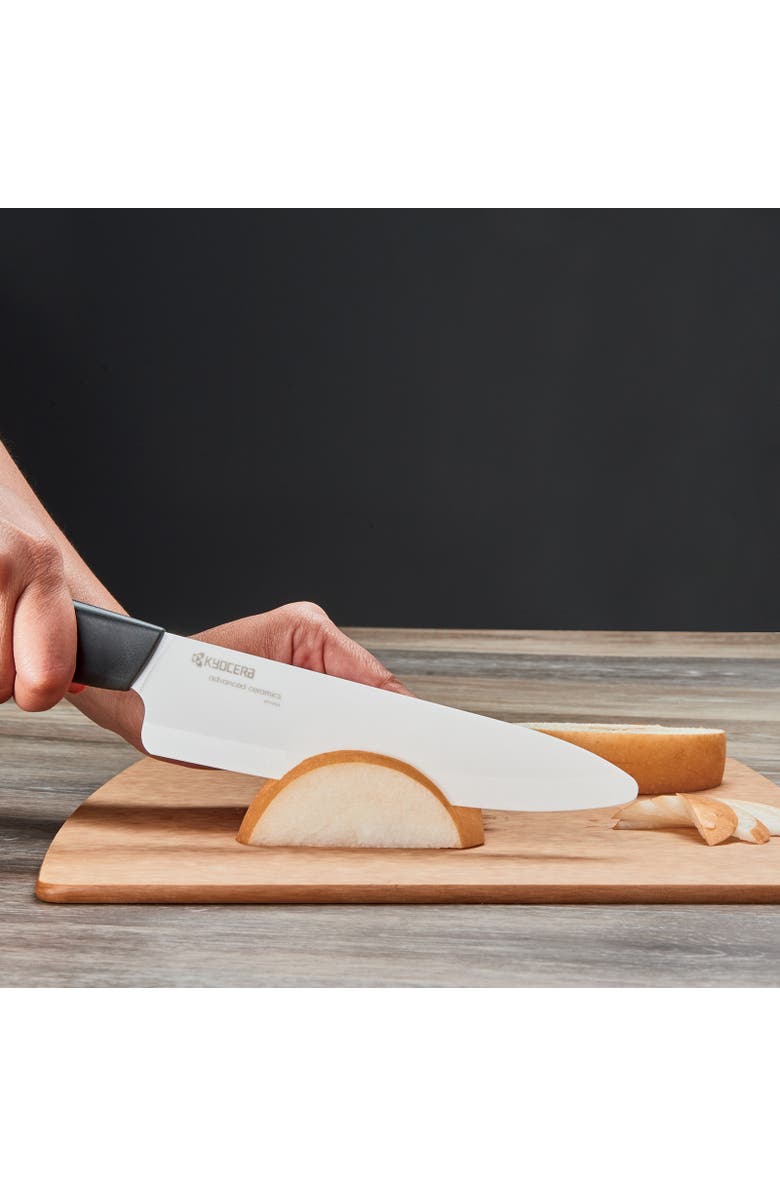 Kyocera Revolution Ceramic 7 Inch Chef's Knife, Alternate, color, Black