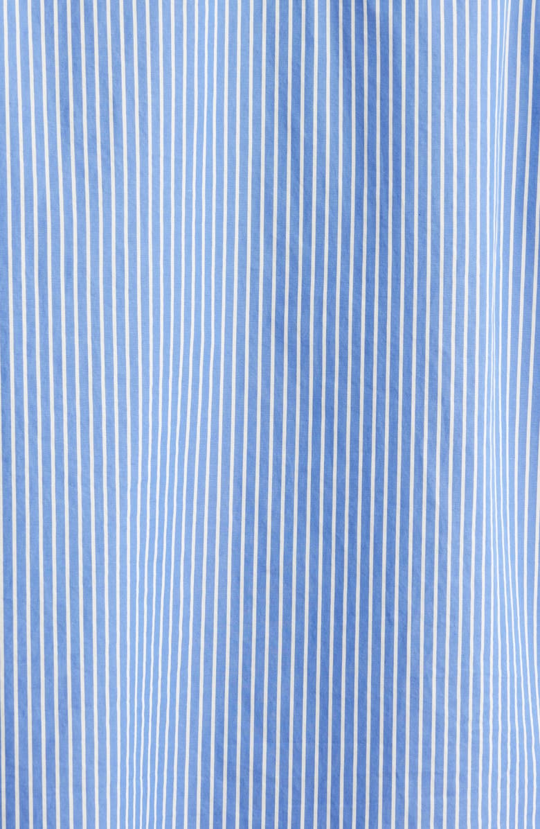 Alex Mill Jo Stripe Cotton Poplin Button-Up Shirt, Alternate, color, Blue / White Stripe