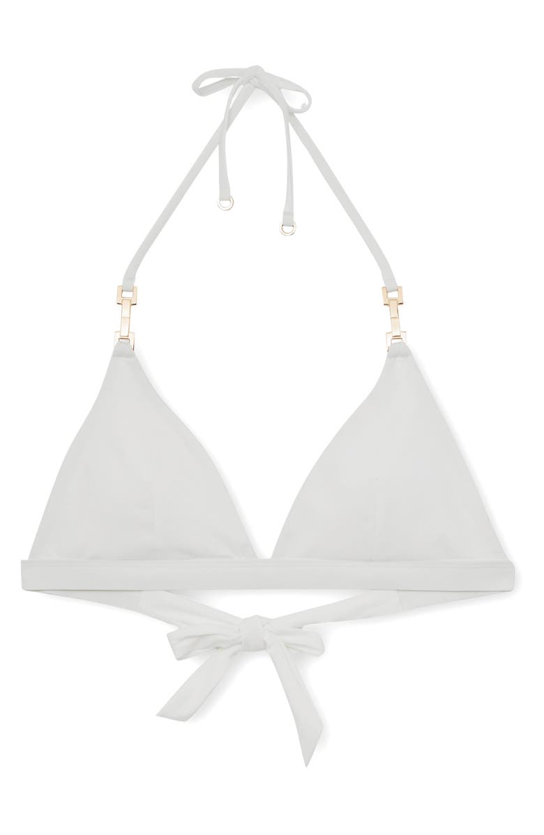 Reiss Riah Triangle Bikini Top, Alternate, color, 