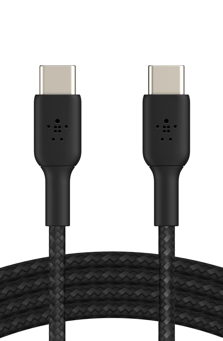 Belkin Braided 3.3ft USB-C To USB-C Charging Cable, Alternate, color, 