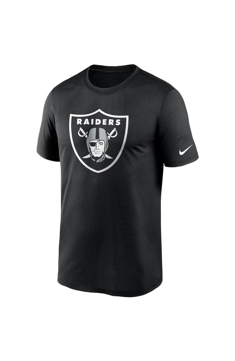 Nike Men's Nike Black Las Vegas Raiders Logo Essential Legend Performance T-Shirt, Alternate, color, Black