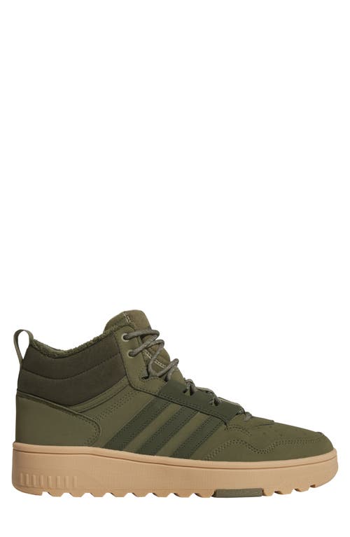Adidas Originals Adidas Hoops 4.0 Winterized Basketball Sneaker In Green