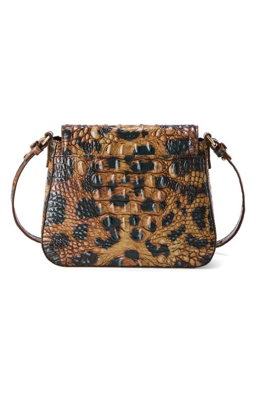 Brahmin Gianna Croc Embossed Leather Crossbody Bag