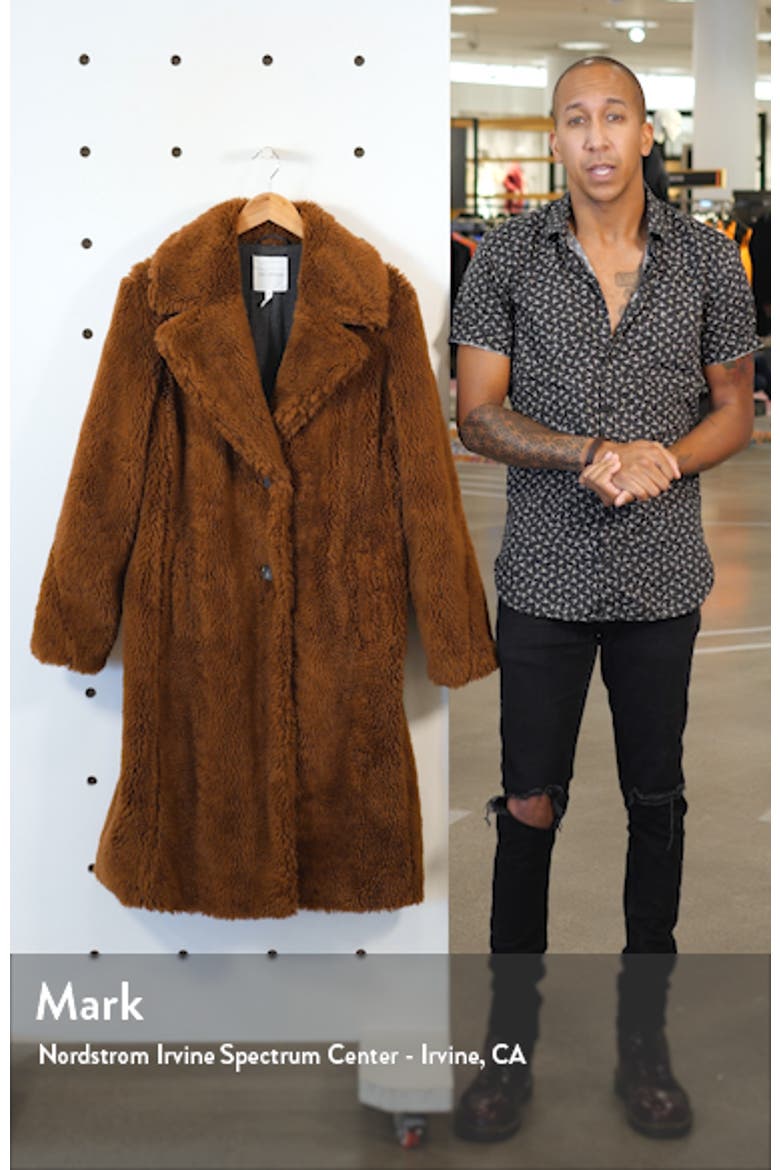Teddy Faux Fur Coat video