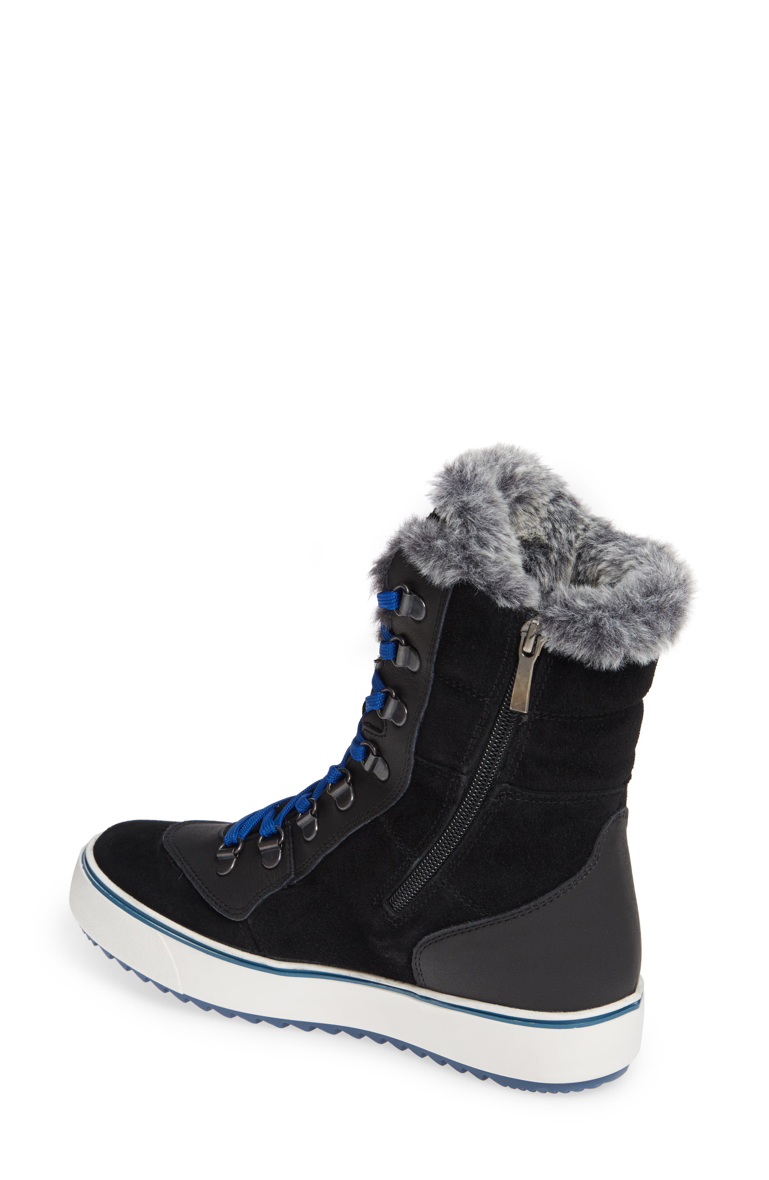 Mid Water Resistant Winter Boot, Alternate, color, BLACK SUEDE