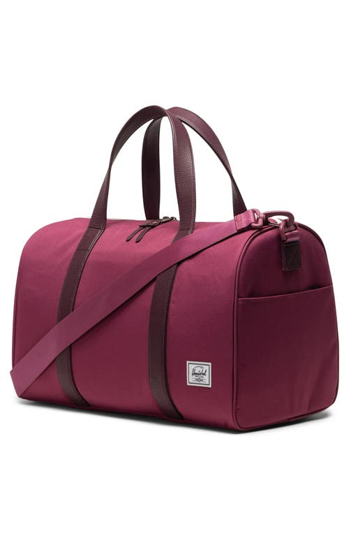 Herschel Supply Co . Novel Water Resistant Recycled Polyester Duffle Bag In Purple