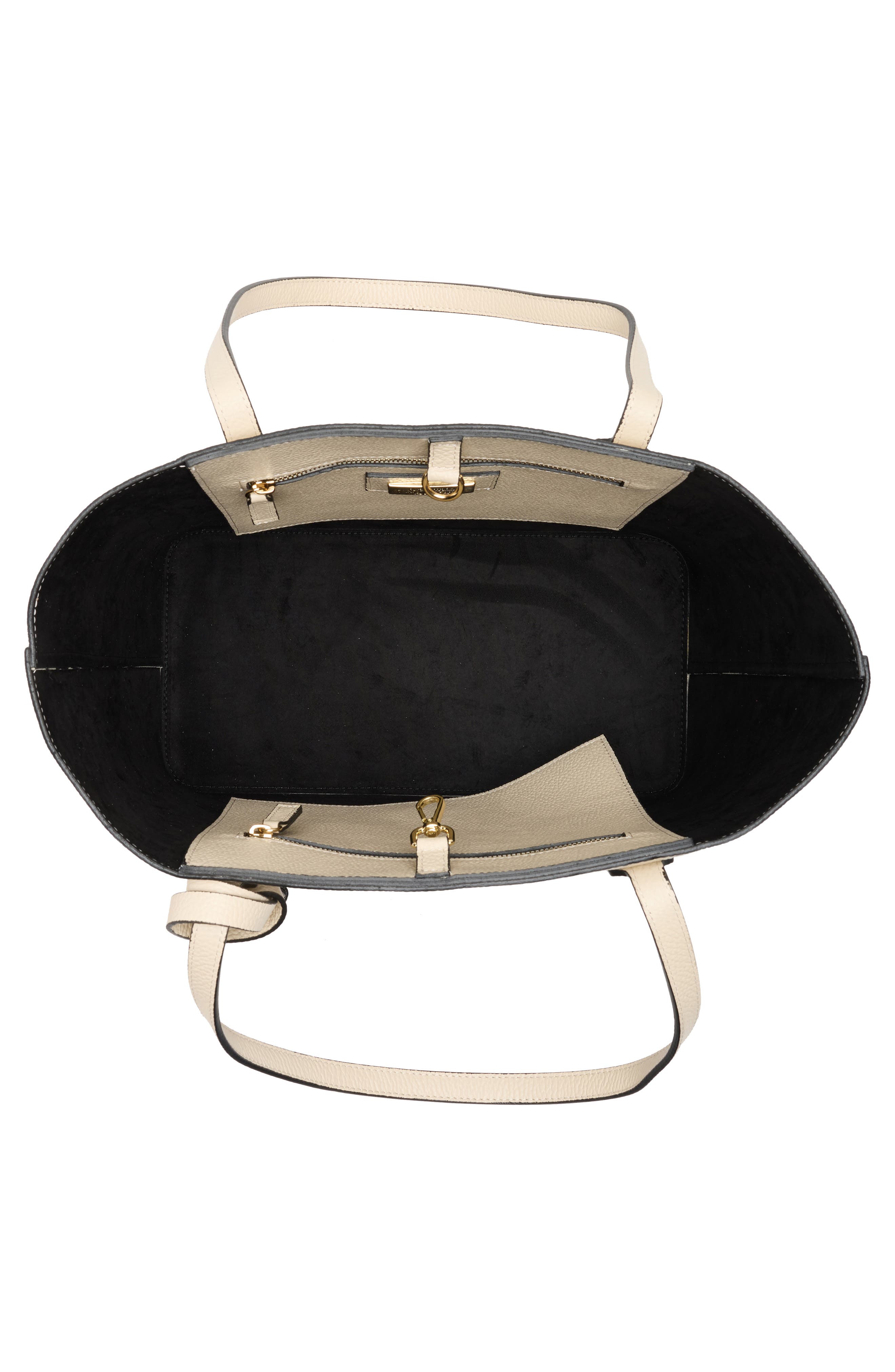 VALENTINO BY MARIO VALENTINO Soho Medallion Leather Tote, Alternate, color, Milk