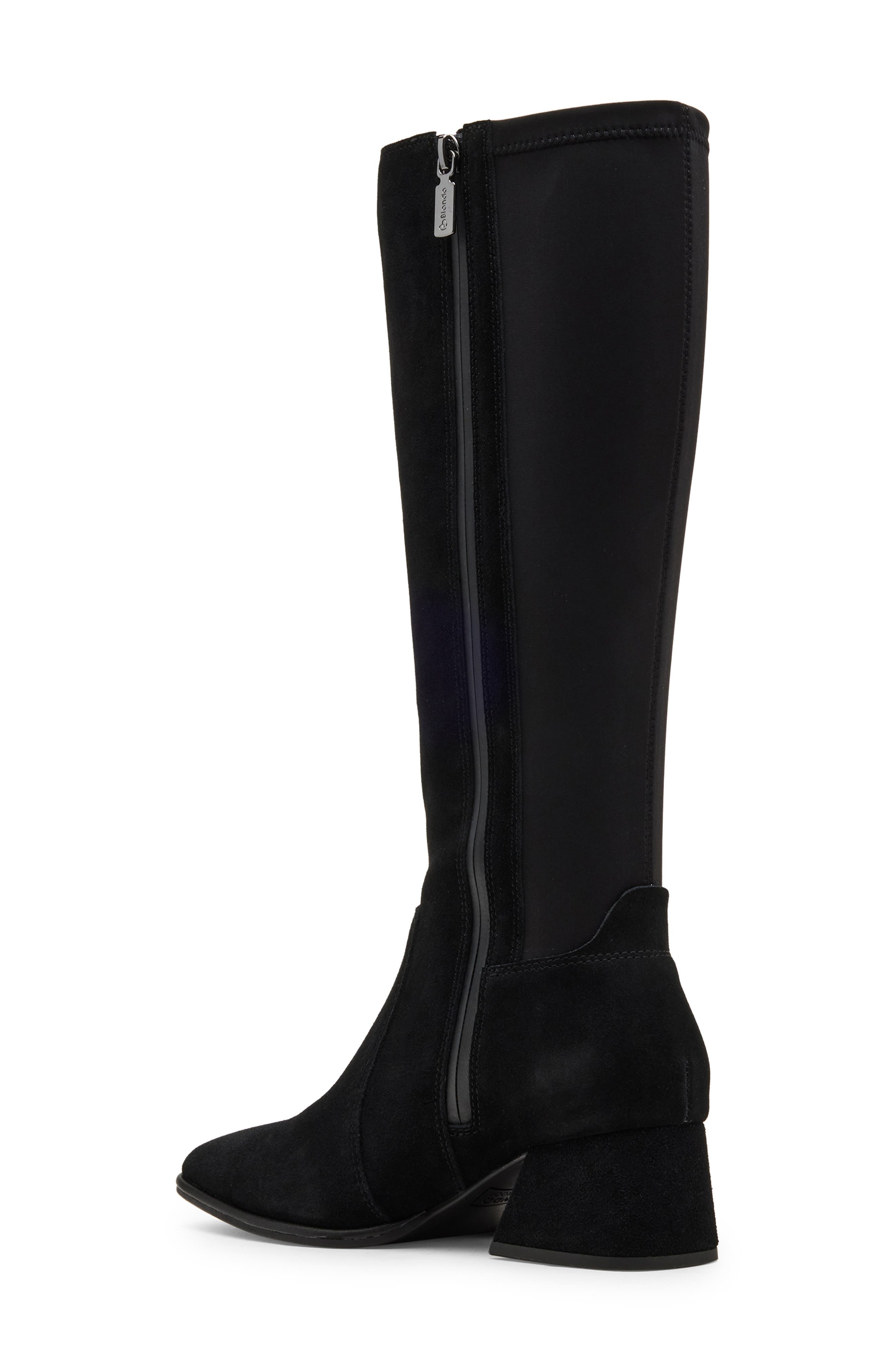Blondo Meliana Boot, Alternate, color, Black Suede