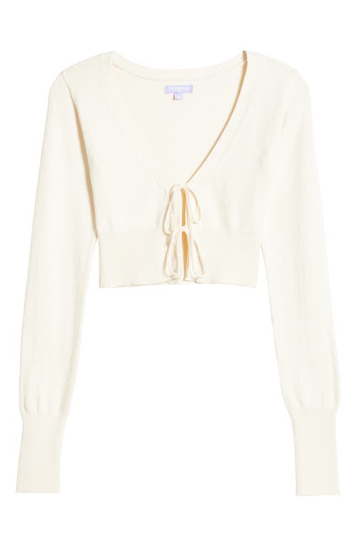 Florence By Mills Tie Front Crop Cardigan