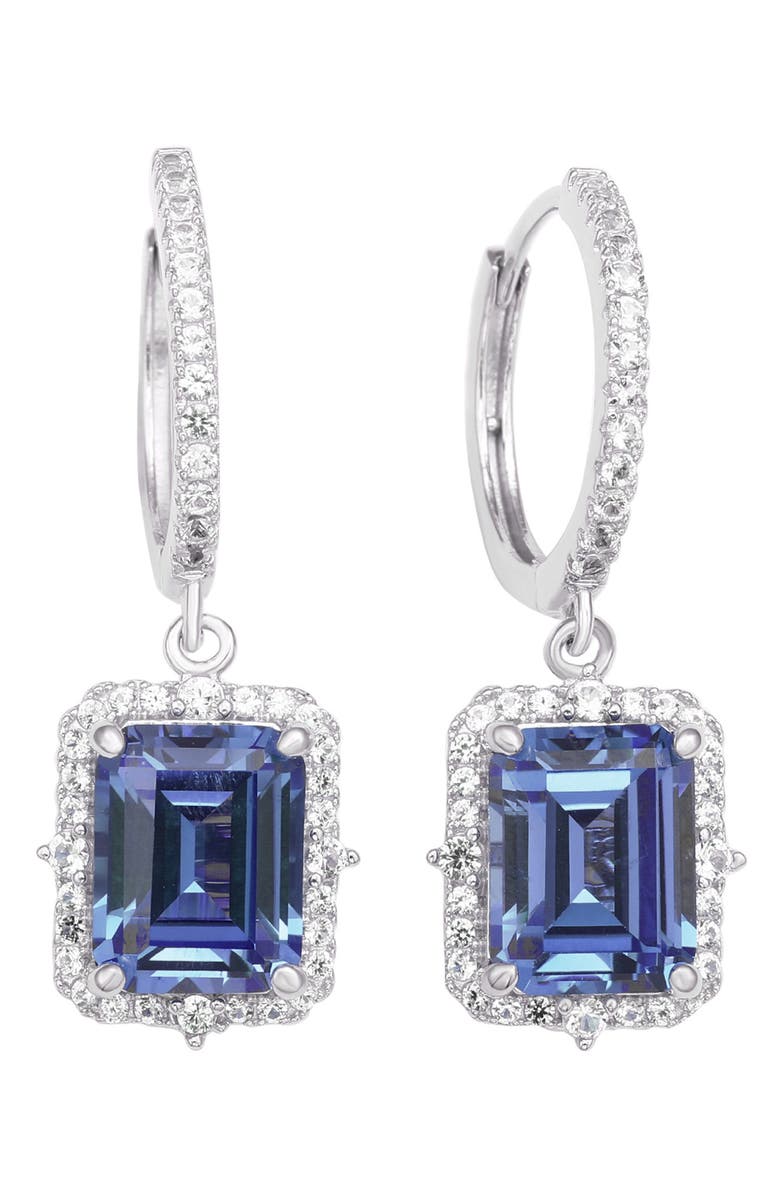 SUZY LEVIAN Sterling Silver Sapphire Drop Earrings, Main, color, Blue