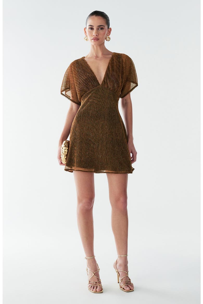 Serla Mini Dress, Main, color, Copper