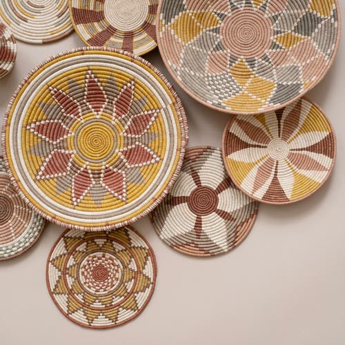 Maadili Collective Anemone Trivet ~ Elevate Collection In Brown