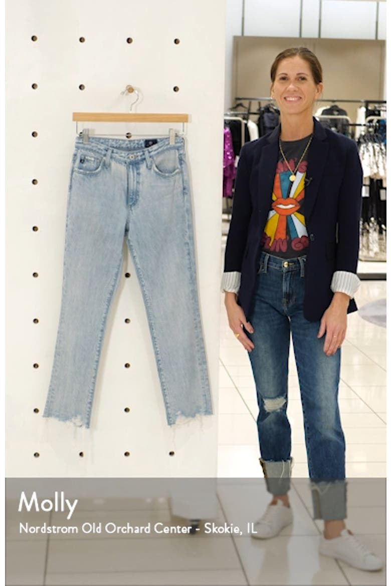 Isabelle High Waist Ankle Straight Leg Jeans video