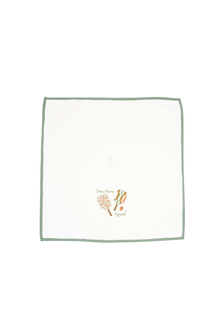 Pickleball Fun Sports Club 100% Cotton Terrycloth Towel, Alternate, color, Orange