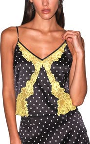 Fleur Du Mal Juliet Lace Silk Cami