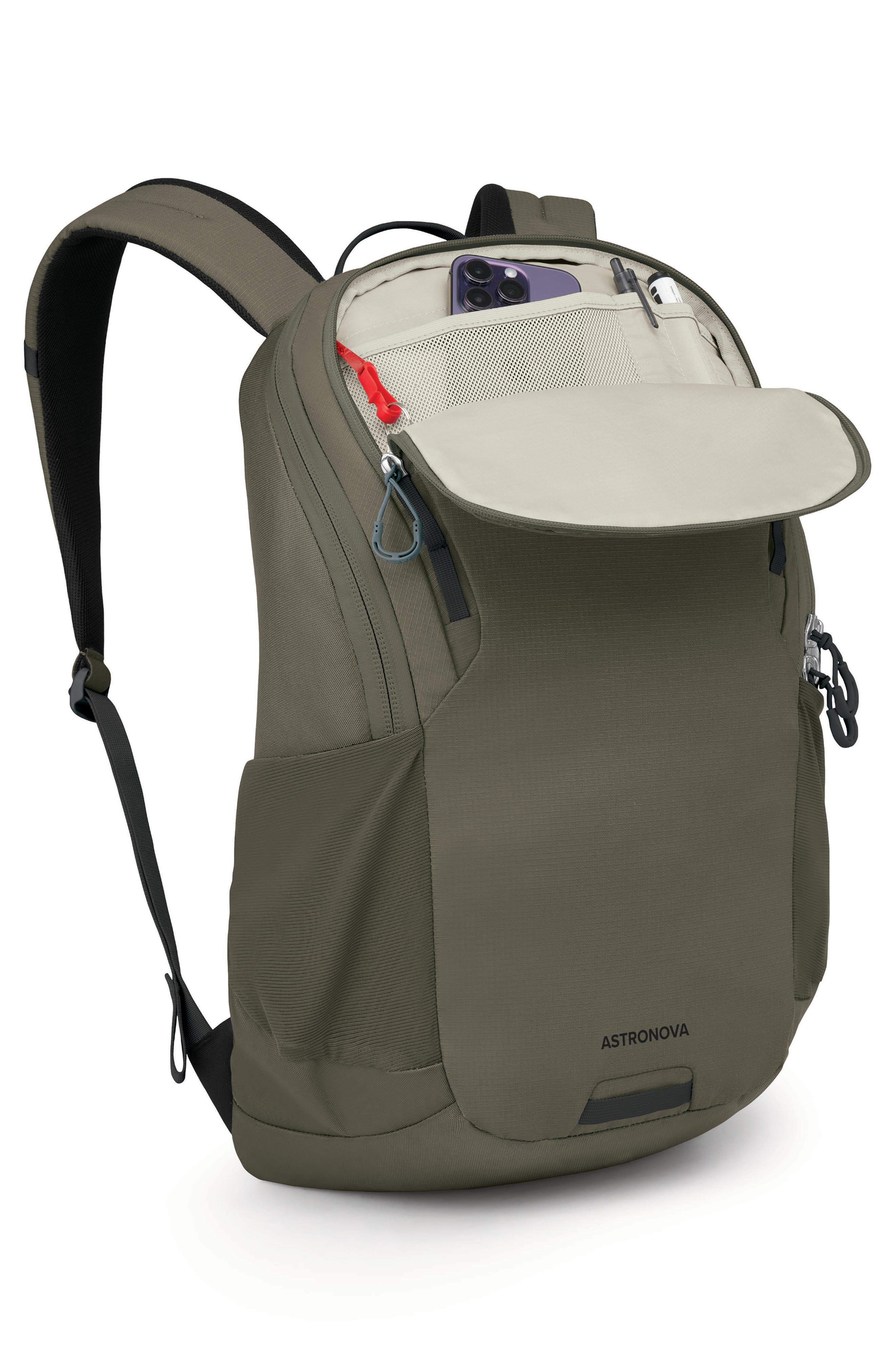 Astronova Laptop Backpack, Alternate, color, EARL GREY