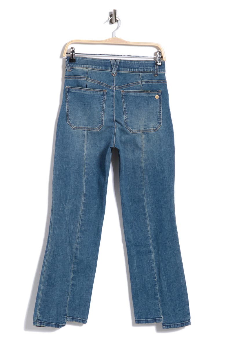 Step Hem Barley Bootleg Jeans, Alternate, color, MID BLUE ARTISINAL