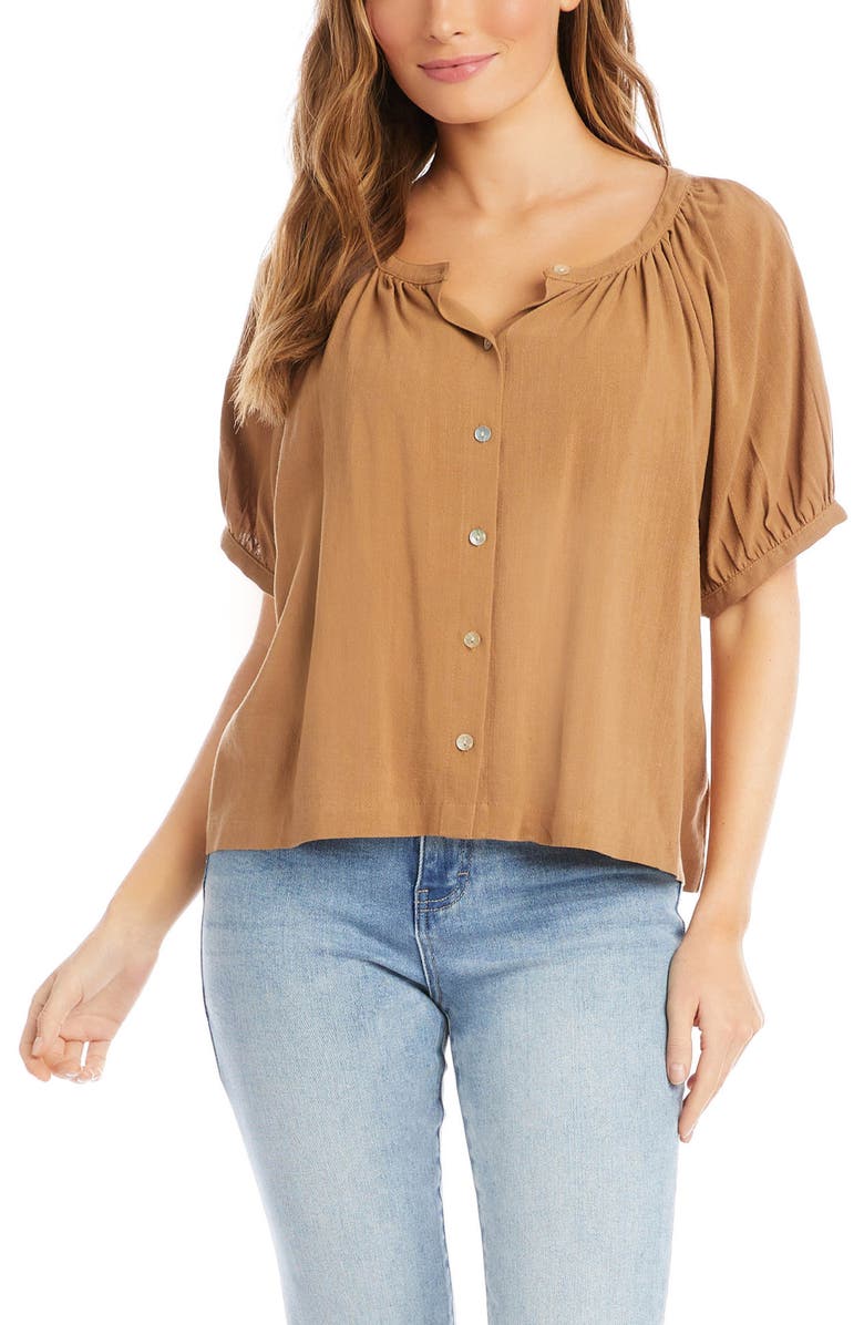 Karen Kane Peasant Top, Main, color, 