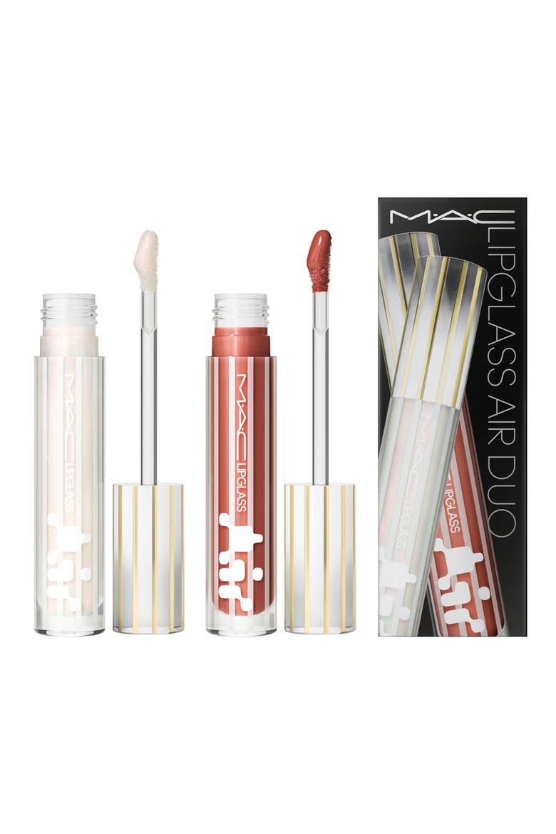 Glossy Lipglass Air Lip Gloss Duo, Main, color, MANY MOONS AGO