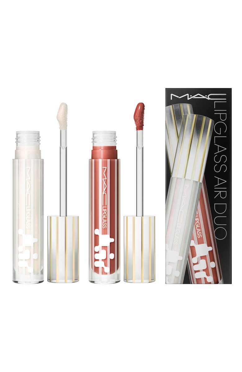 MAC Cosmetics Glossy Lipglass Air Lip Gloss Duo, Main, color, 