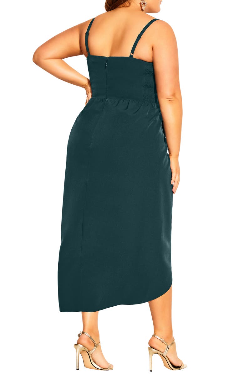 City Chic Sassy Dress, Alternate, color, Emerald