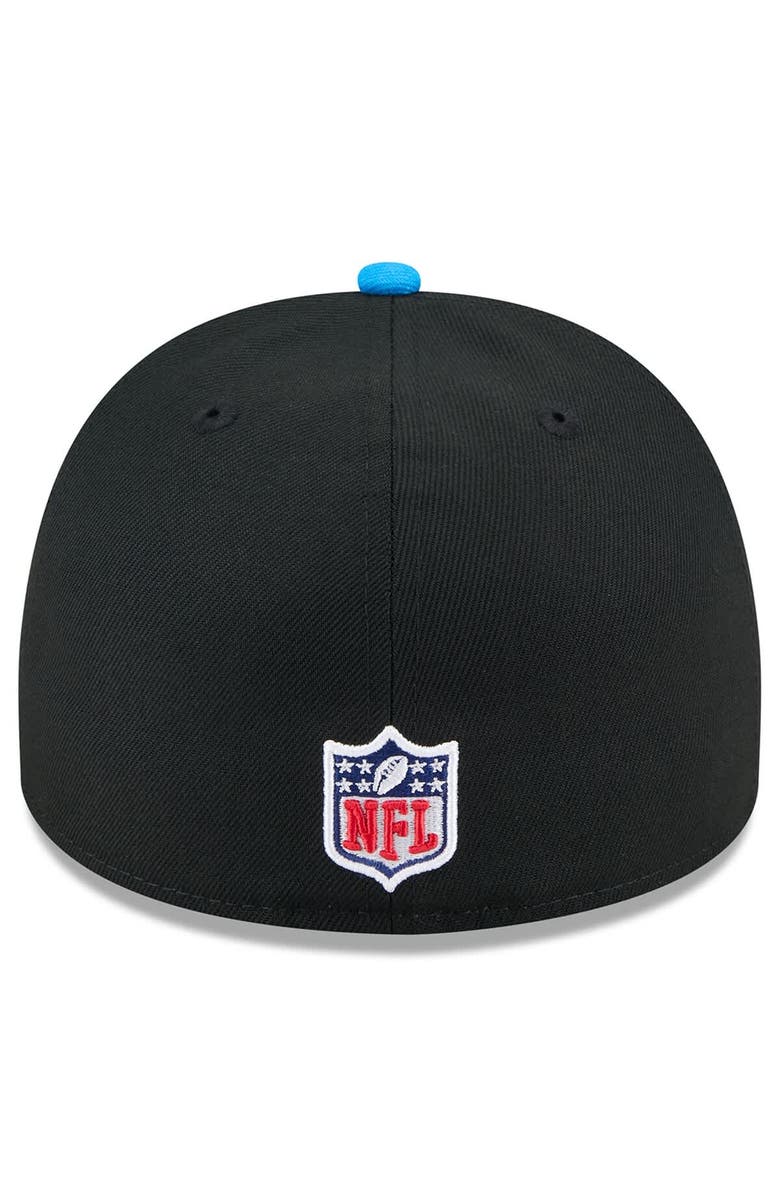 New Era Men's New Era Black/Powder Blue Los Angeles Chargers 2025 NFL Draft On Stage A-Frame 59FIFTY Fitted Hat, Alternate, color,