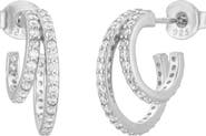 Untamed Petals Hannah Crystal Mini Hoops