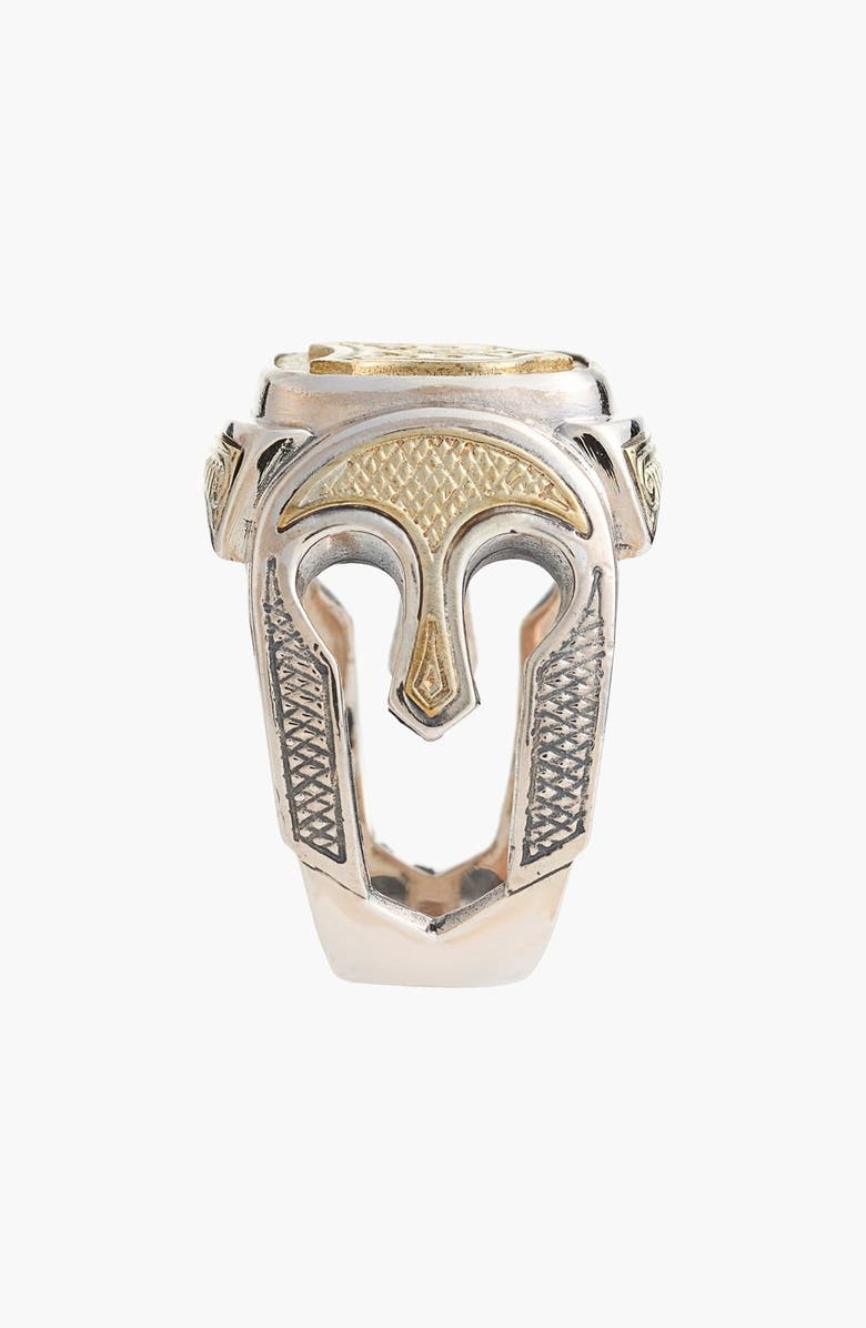 Konstantino 'Byzantium' Two-Tone Rectangle Shield Ring, Alternate, color, 